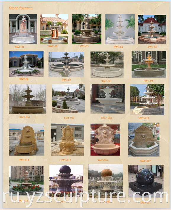 antique stone fountain 